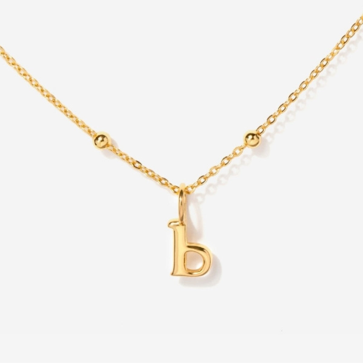 Tiny Lowercase Initial Gold Filled Necklace Little Sky Stone tiny-lowercase-initial-gold-filled-necklace-little-sky-stone