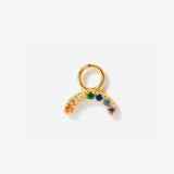 Rainbow Charm in 14K Gold Over Sterling Silver