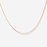 Thin Snake Chain 14K Gold Filled Necklace