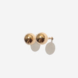 Tiny Ball 14K Gold Stud Earrings