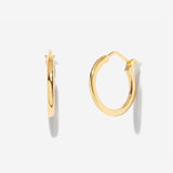Tiny Hoops Earrings in 14K Gold Over Sterling Silver