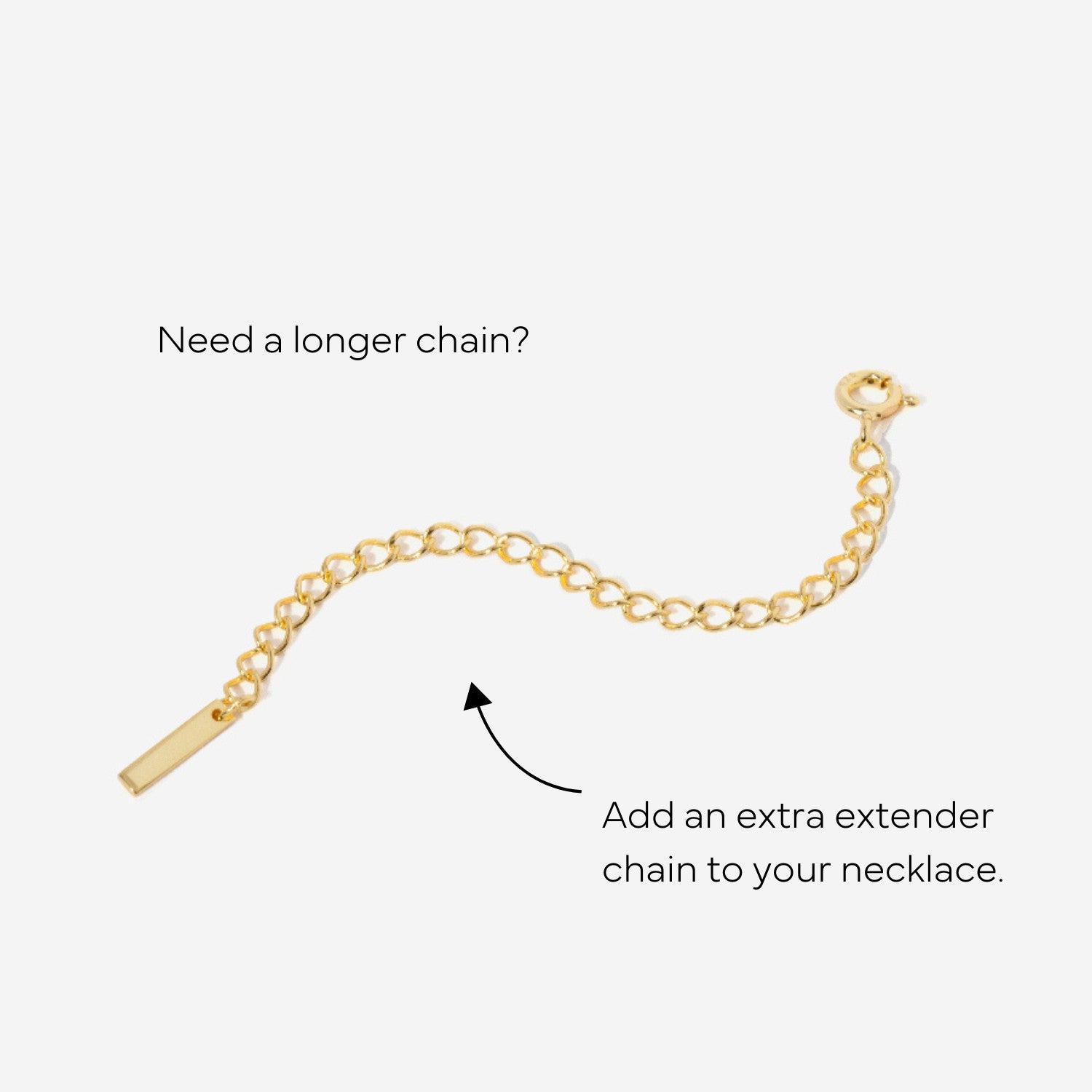 3'' Extender Chain Necklace