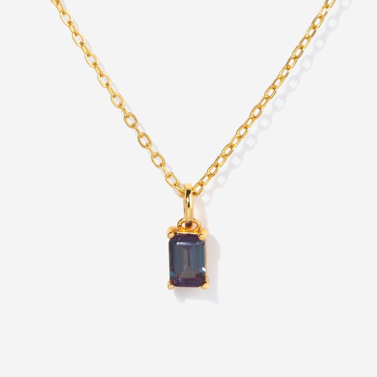 June Birthstone Alexandrite Necklace – Little Sky Stone display picture 1