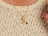 Aries Zodiac 14K Gold Plated Necklace | Little Sky Stone