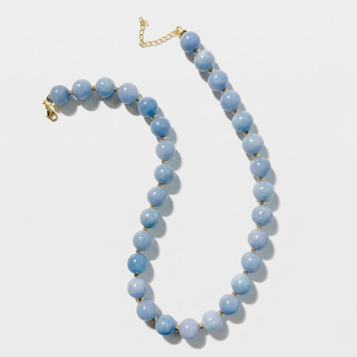 Camille Beaded Light Blue Necklace