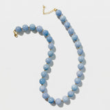 Camille Beaded Light Blue Necklace