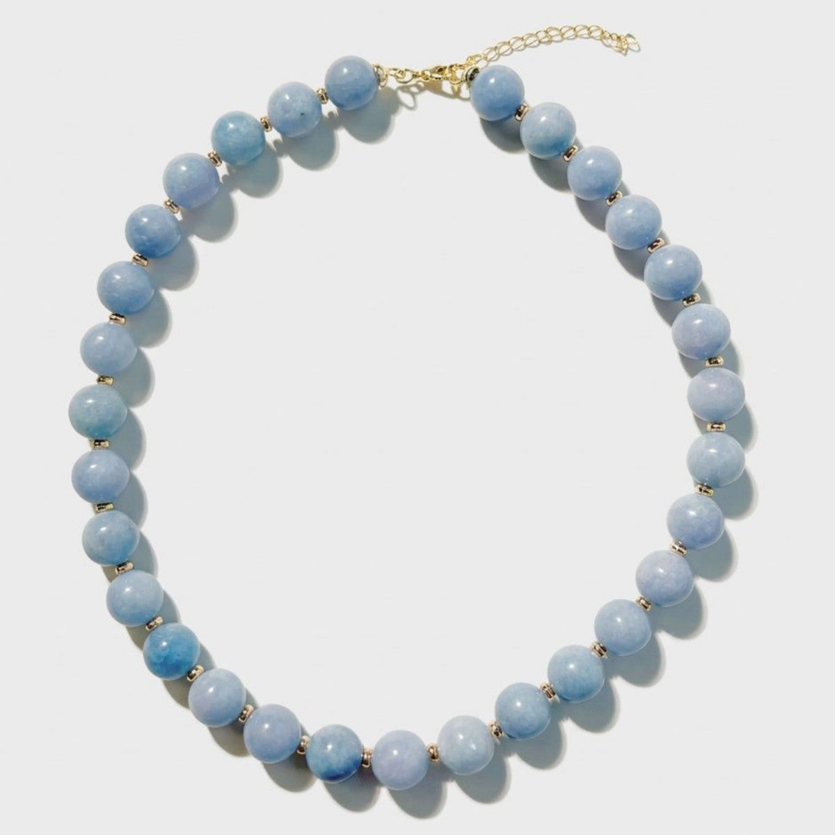 Camille Beaded Light Blue Necklace