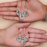 Birth Flower Silver Charm