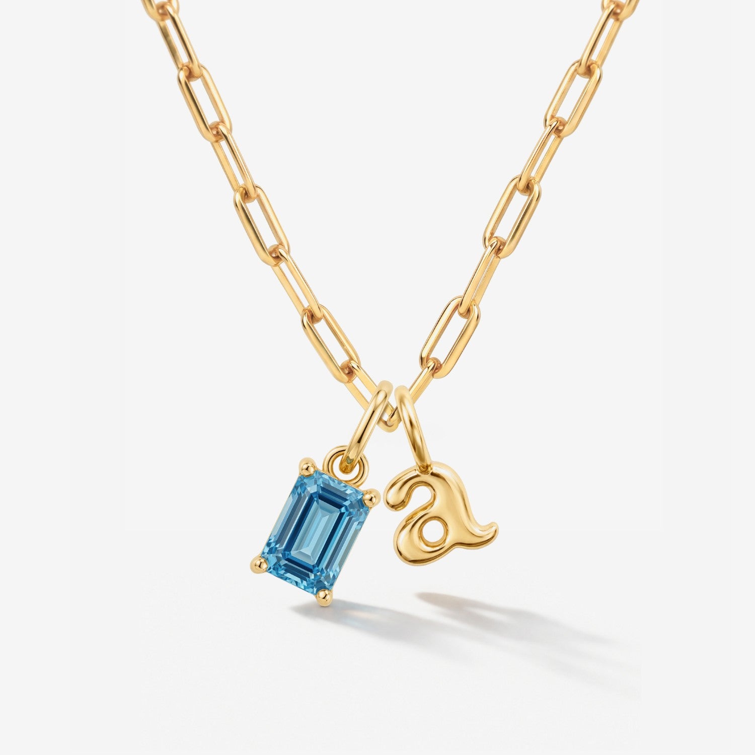 Birthstone Initial Necklace - kenzie