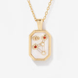 Birthstone Zodiac Necklace - Capricorn
