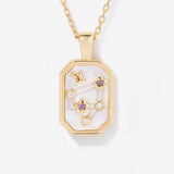Birthstone Zodiac Necklace - Gemini
