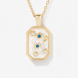 Birthstone Zodiac Necklace - Sagittarius 