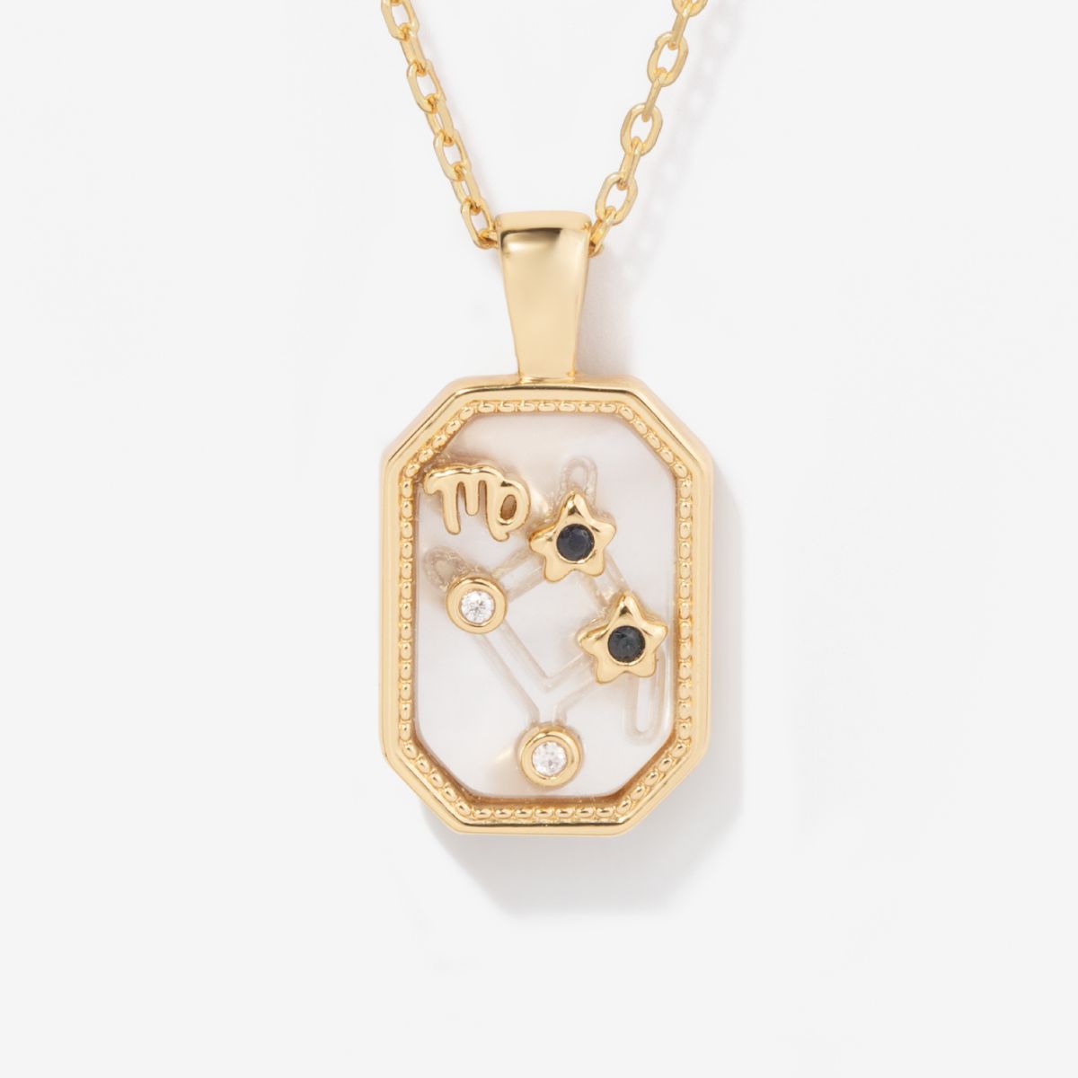 Birthstone Zodiac Necklace - Virgo