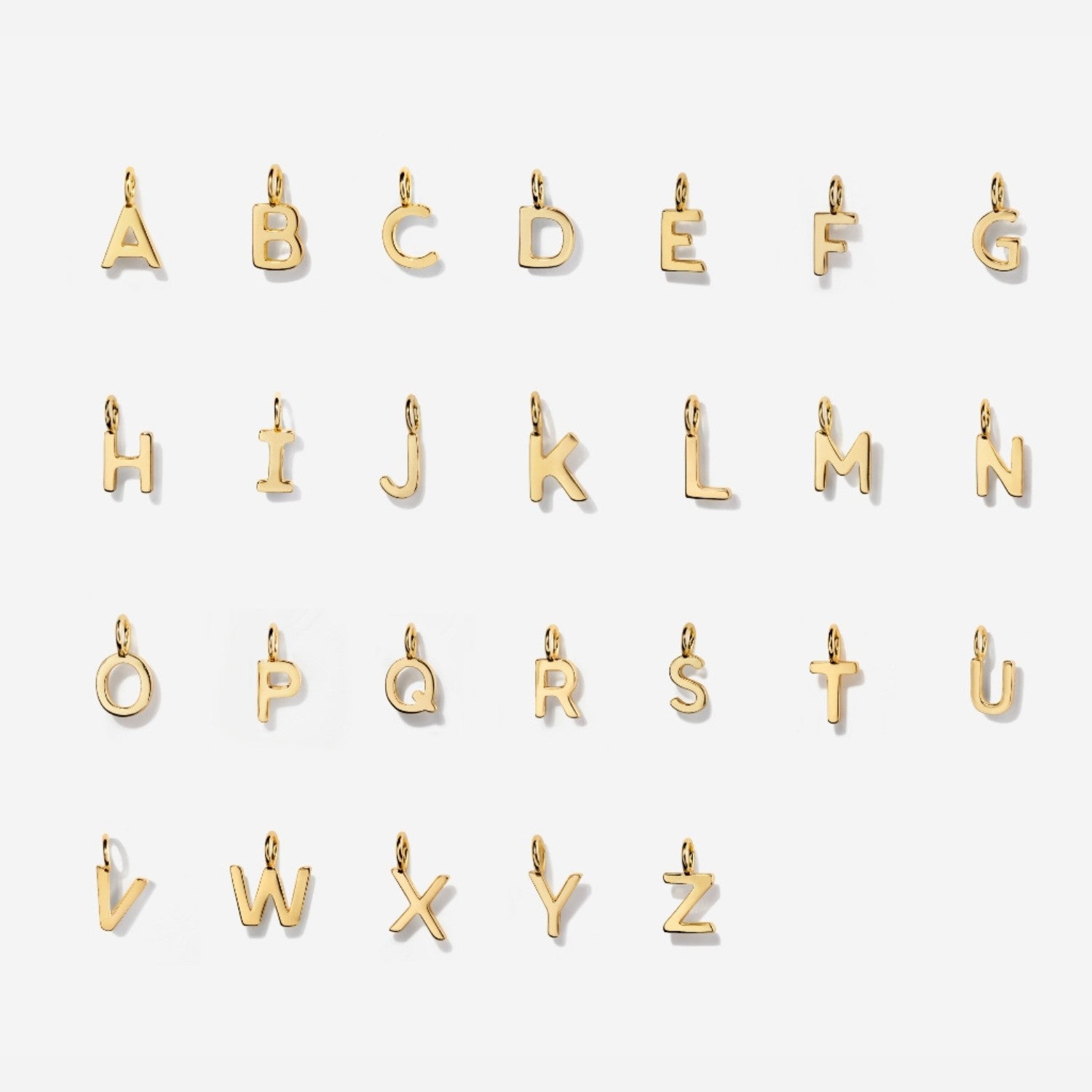 Uppercase Letter Initial Charms | Little Sky Stone