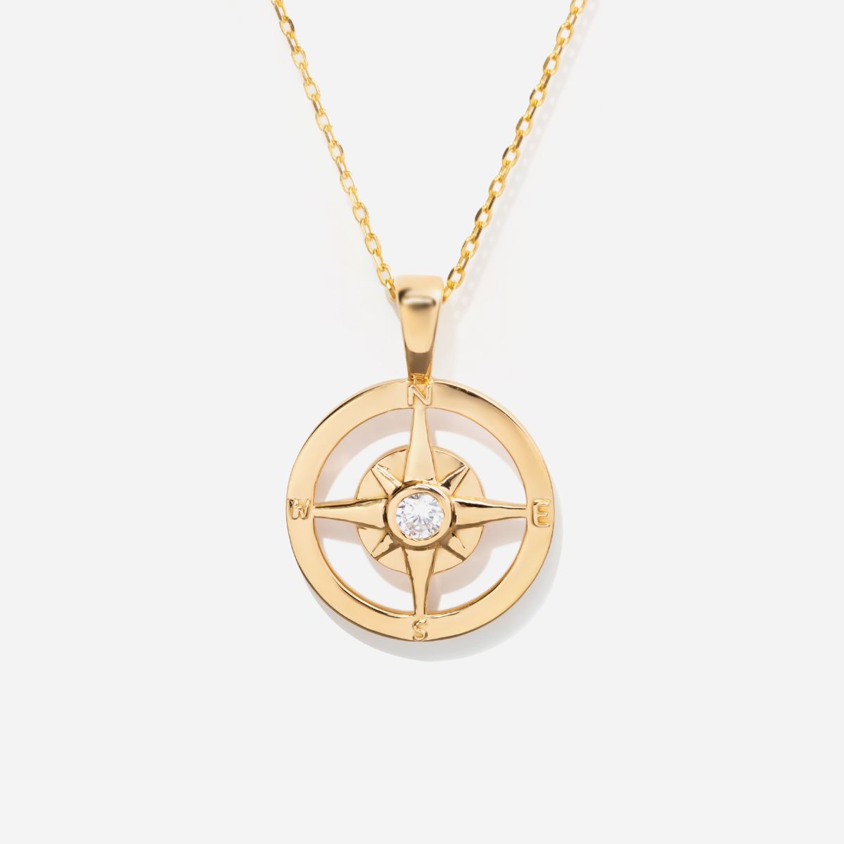 Compass Pendant Necklace – Little Sky Stone