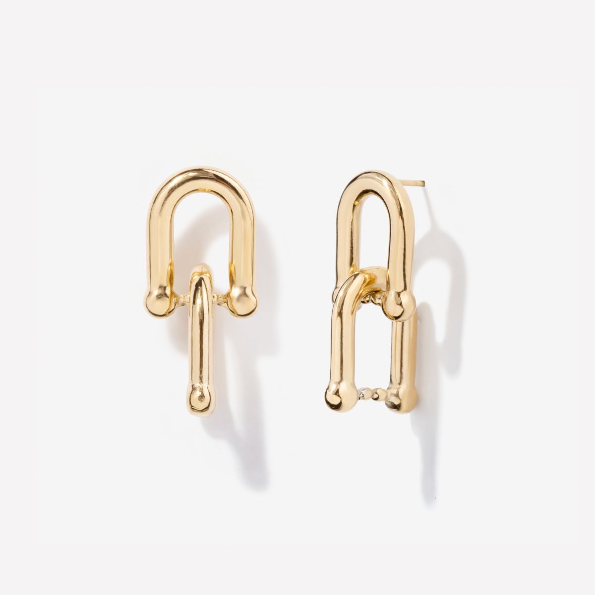 Double Link Earrings