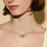 Energy Gemstone Necklace - Blue Topaz