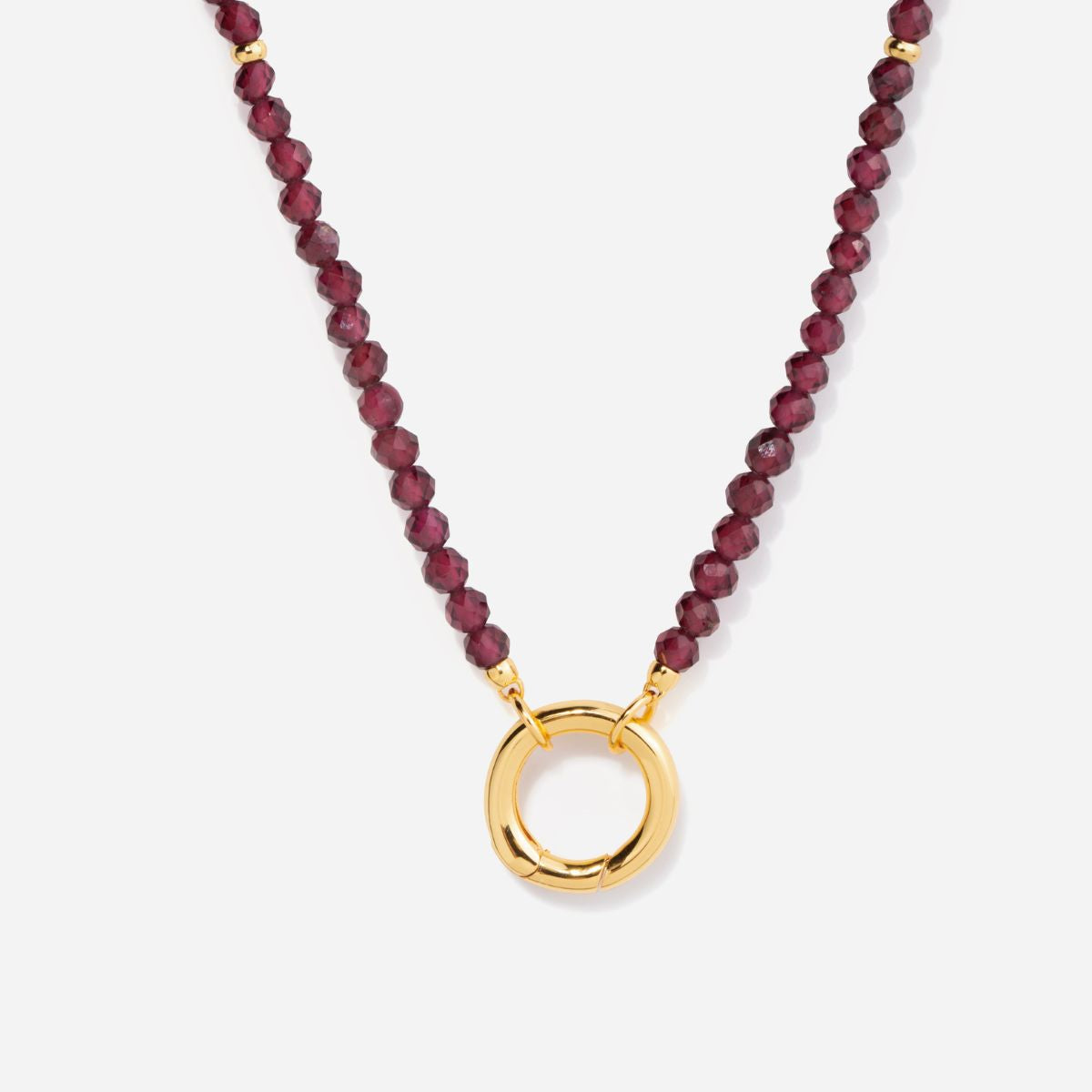 Energy Gemstone Necklace - Garnet