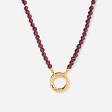 Energy Gemstone Necklace - Garnet