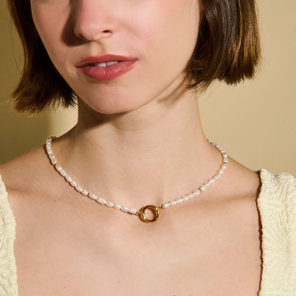 Energy Gemstone Necklace - Pearl