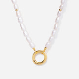 Energy Gemstone Necklace - Pearl