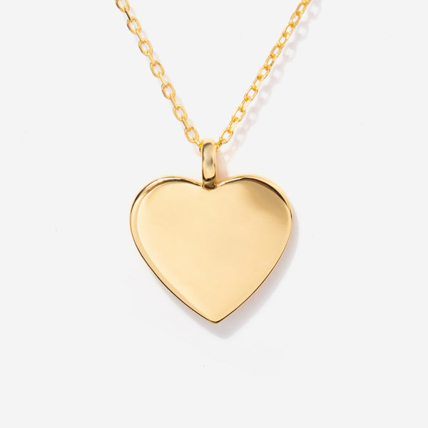 Heart Engravable Pendant Necklace – Little Sky Stone