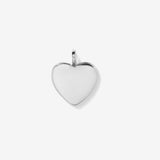 Lev Heart Silver Charm