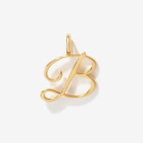 Cursive Initial Letter Charm - B
