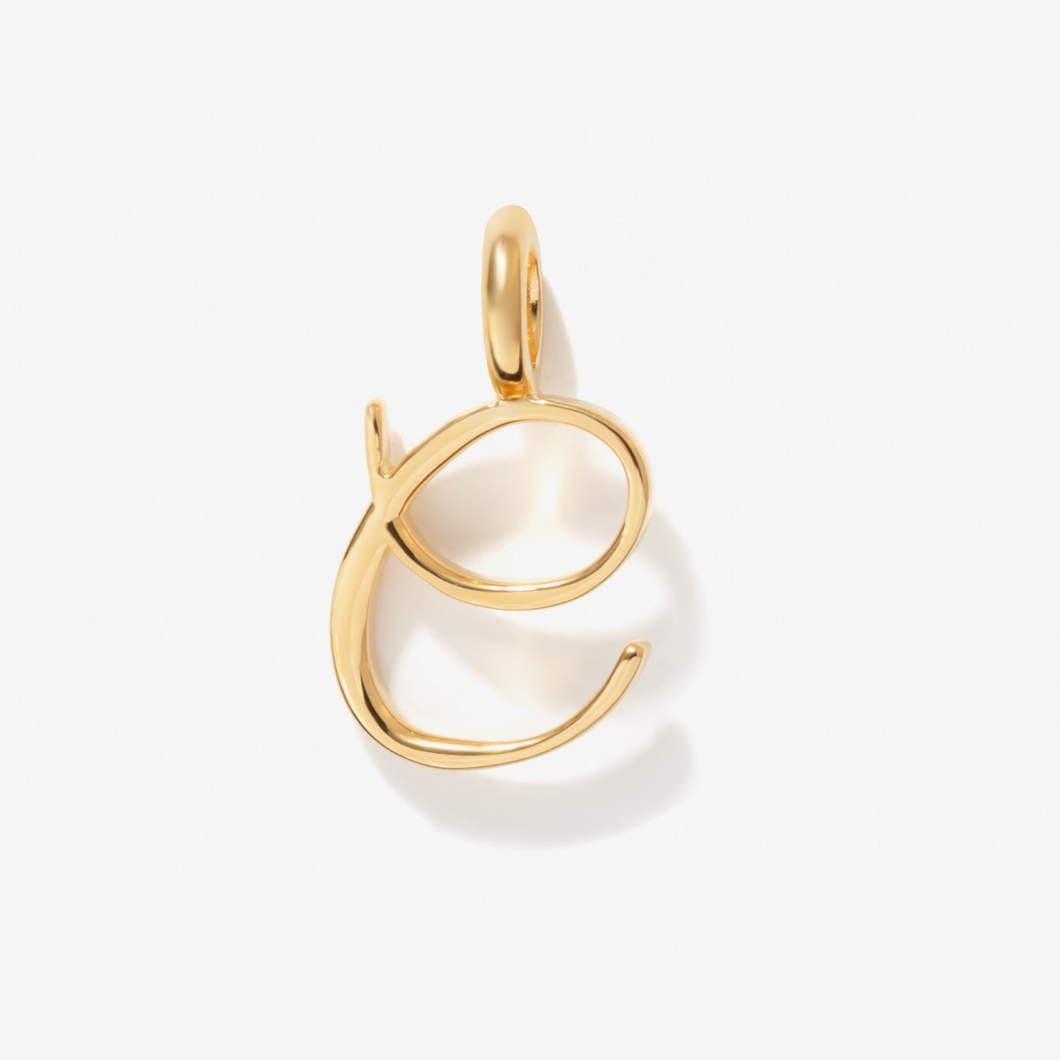 Cursive Initial Letter Charm - C