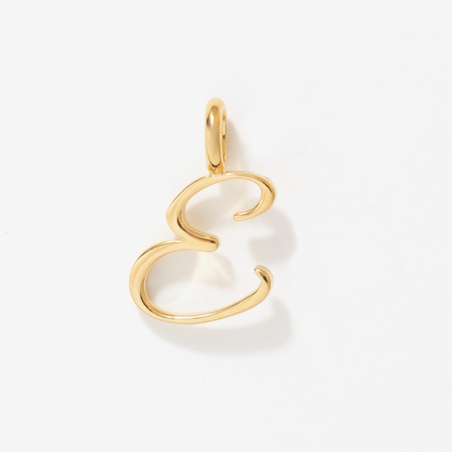 Cursive Initial Letter Charm - E
