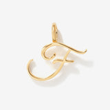 Cursive Initial Letter Charm - F