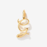 Cursive Initial Letter Charm - G