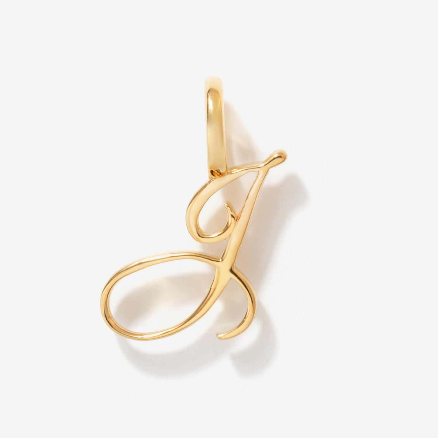 Cursive Initial Letter Charm - I