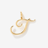 Cursive Initial Letter Charm - J