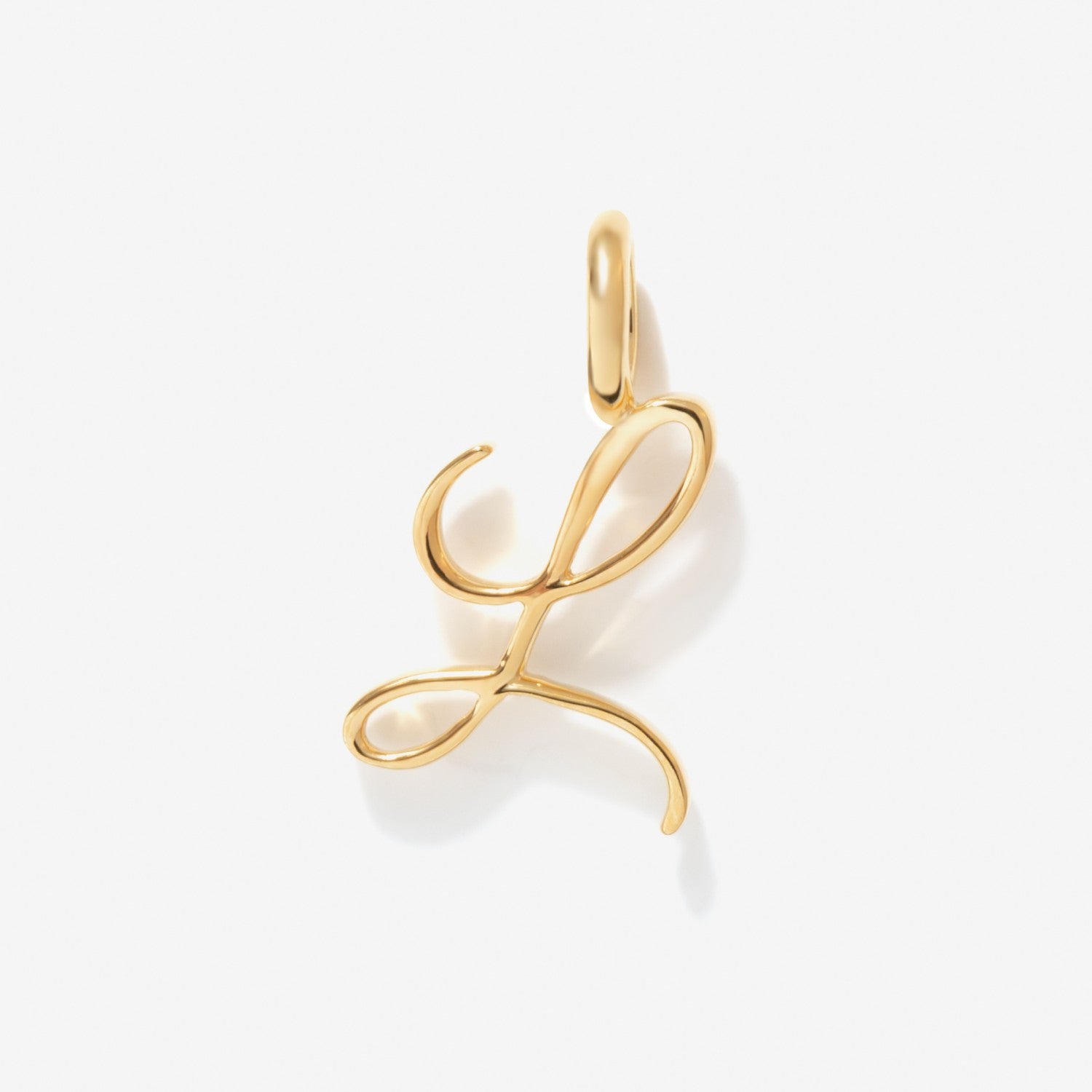 Cursive Initial Letter Charm - L