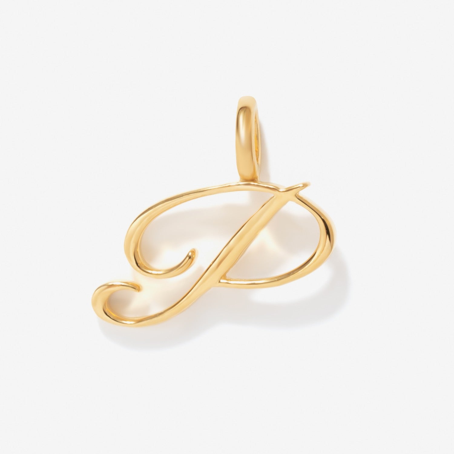 Cursive Initial Letter Charm - P