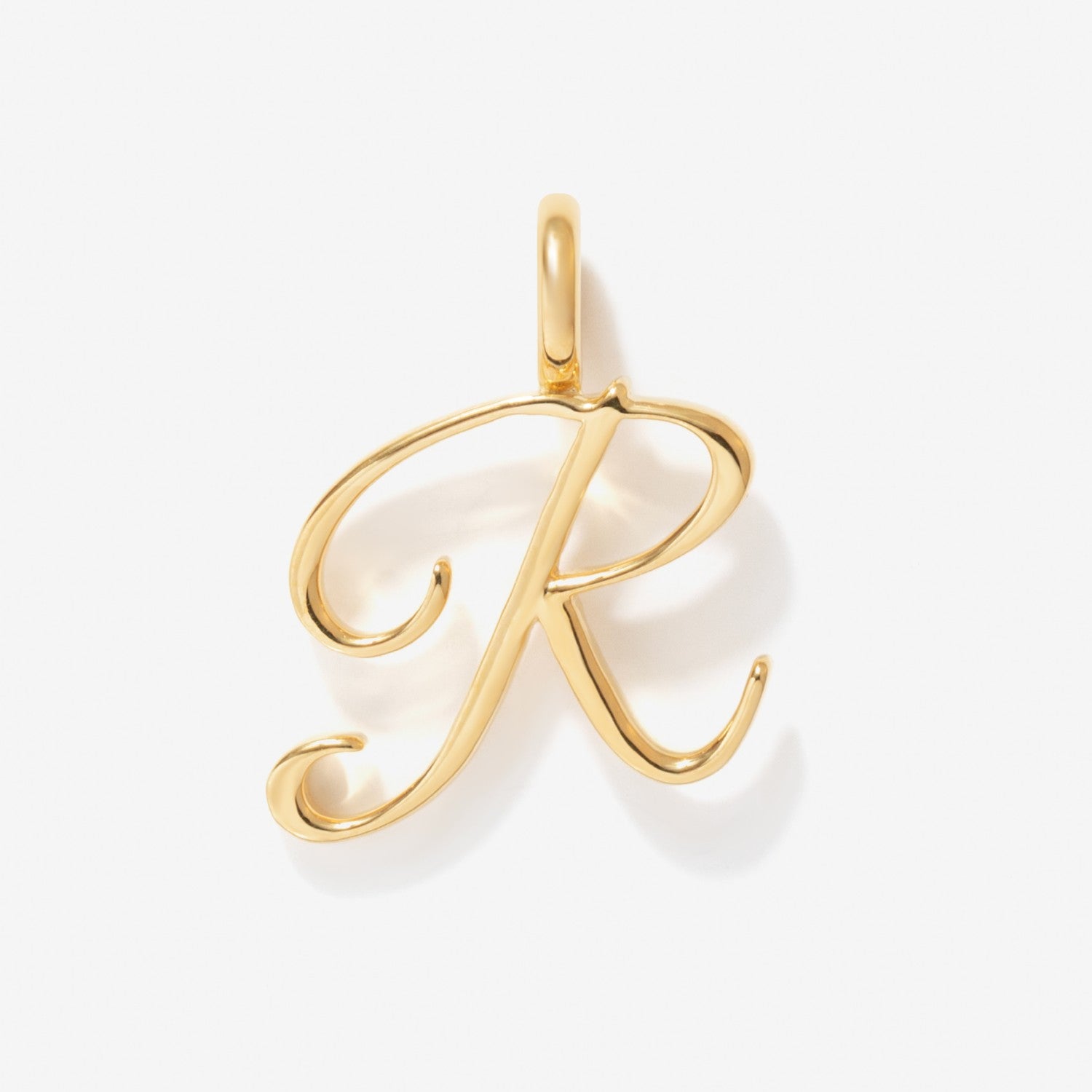 Cursive Initial Letter Charm - R