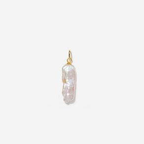Rectangular Baroque Pearl Pendant Charm | Little Sky Stone