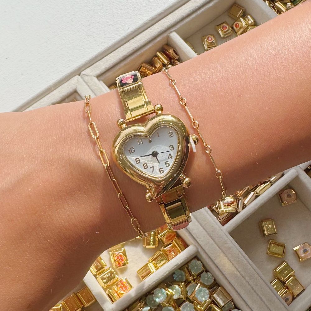 Italian Charm Bracelet Building at Little Sky Stone