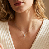 June Birthstone Moonstone Silver Necklace