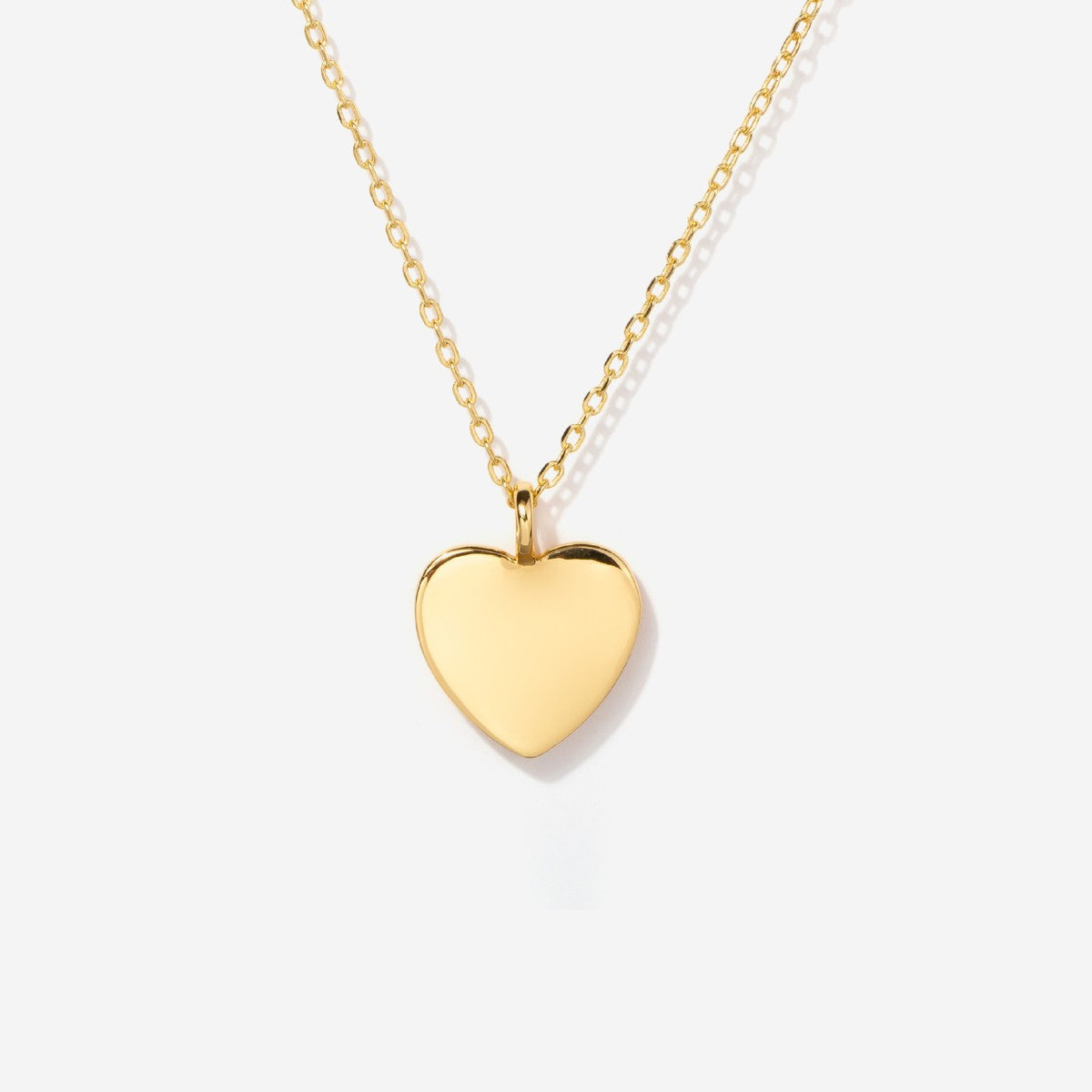 Heart Charm Necklace For Women in 14k Gold Plated| Little Sky Stone