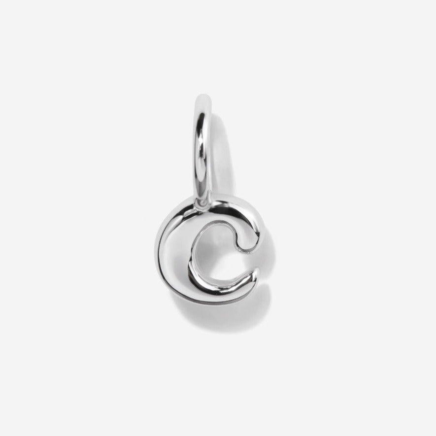 Tiny Namedala Initial Charms - Sterling Silver 6 Charms