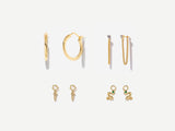 Moissanite Dagger Snake Earrings Bundle | Little Sky Stone