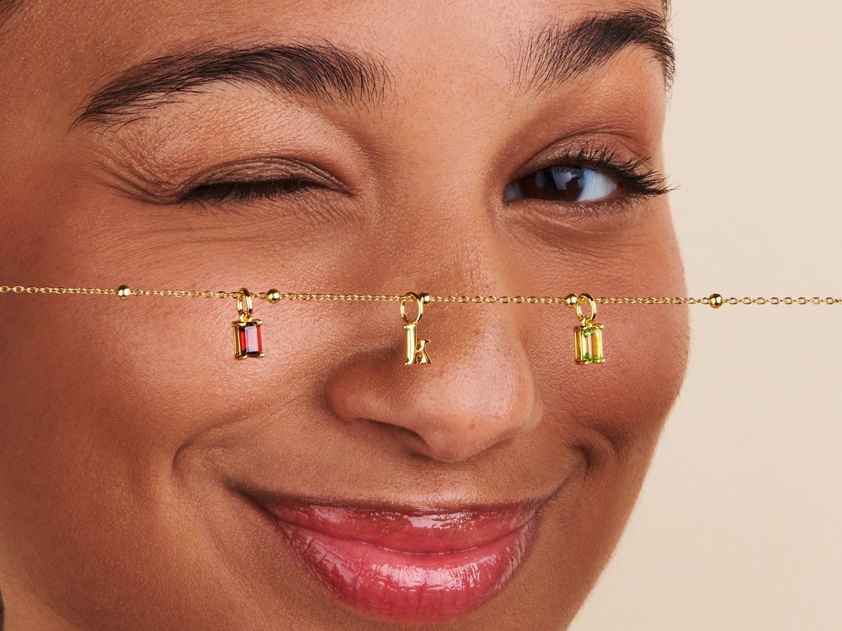 Birthstone Charm Necklaces