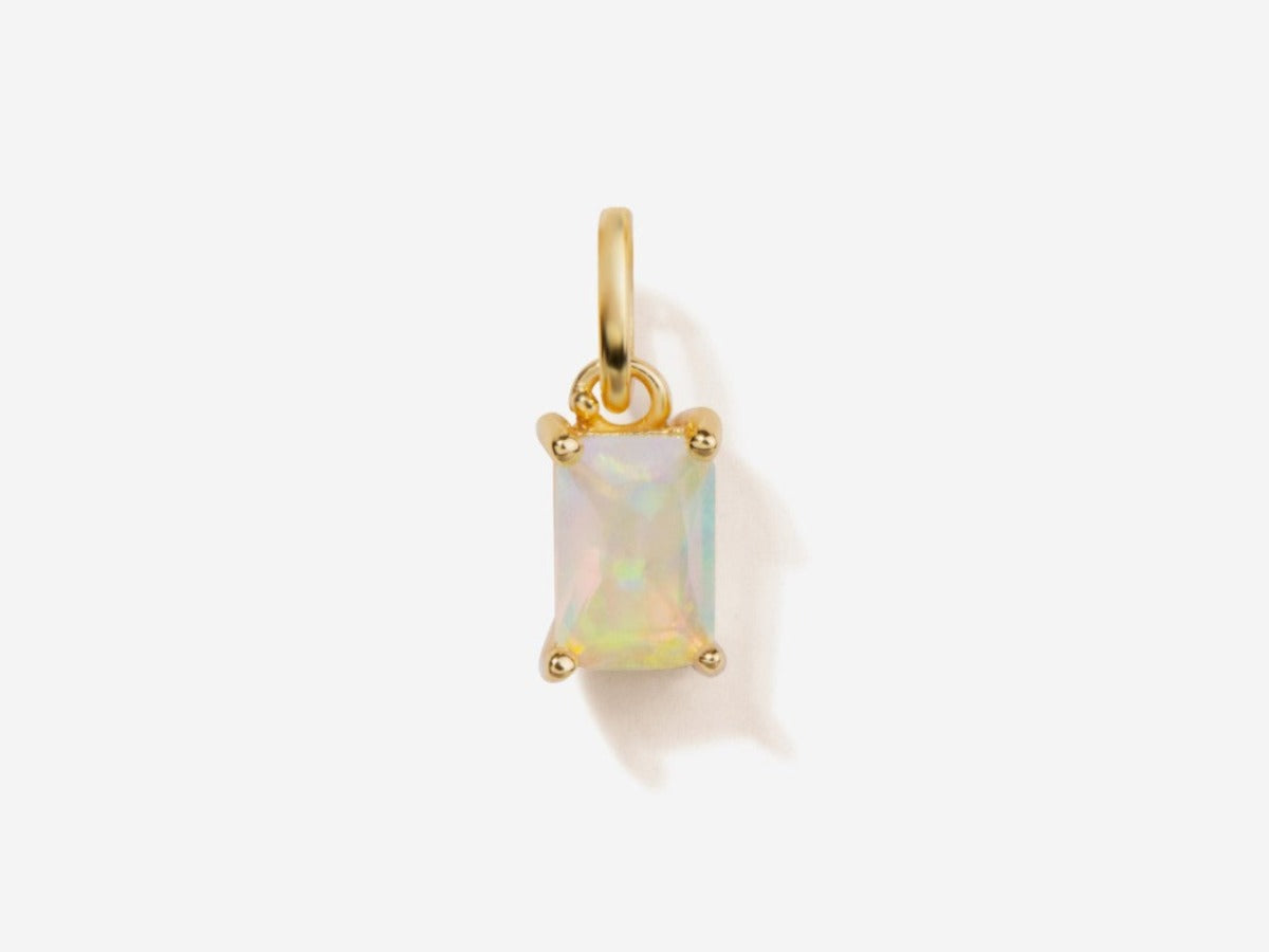 October Birthstone Opal Charm | Little Sky Stone