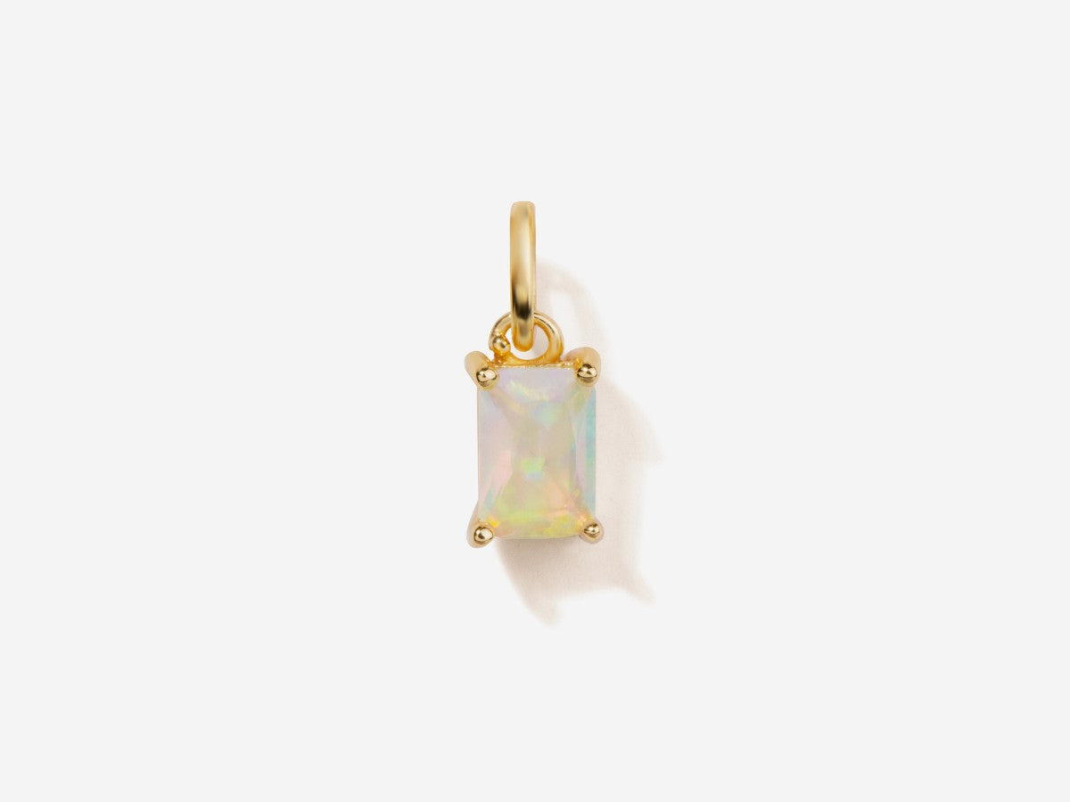 Opal October Birthstone Charm | Little Sky Stone