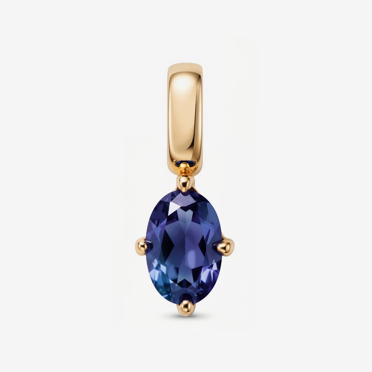 Oval June Birthstone Alexandrite Charm