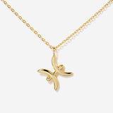 Pisces Zodiac 14K Gold Plated Necklace | Little Sky Stone