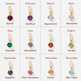 Round Birthstone Charms