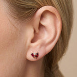 Seraphina Garnet Stud Earrings